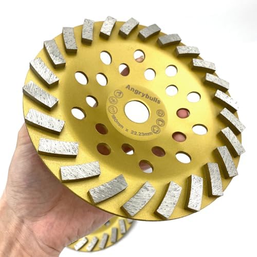 7 inch Diamond Concrete Grinding Cup Wheel for Polishing Cleaning Stone Surfa...