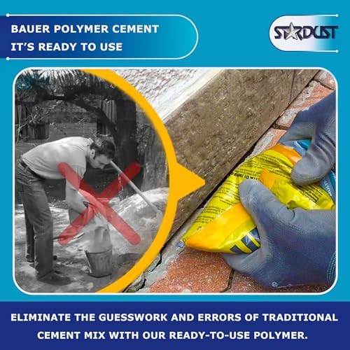 Bauer Instant Polymer Cement 4-Pack - Ready-to-Use Alternative to Mortar &amp...