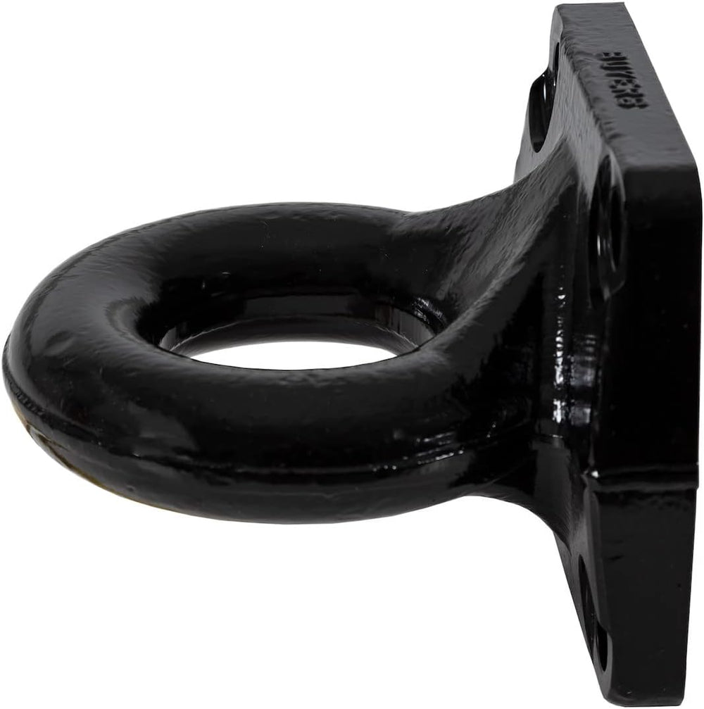 Buyers Products BDB1385 3 Inch Forged 4-Bolt Pintle Drawbar, Black