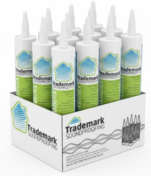 TMS Soundproofing Acoustical Sealant Caulk - Premium Acoustic Sealant, Acoust...