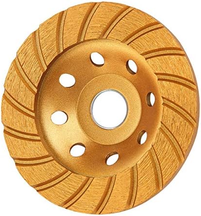 Original Gold KSEIBI 4-1/2-Inch Diamond Cup Wheel Turbo Blade and Double Row ...