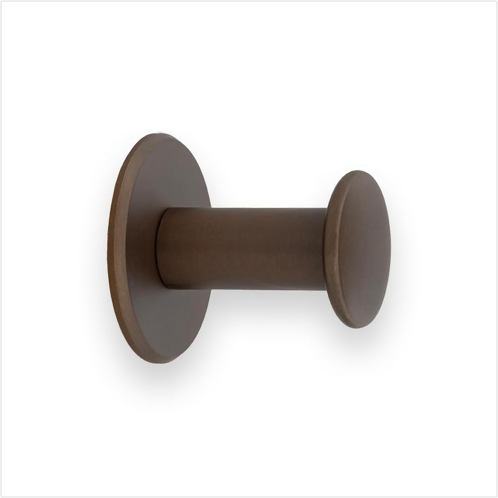 Evi Bathroom Hanger | Wall Hanger Brass | Rustic Finish | for Hanging Clothes...