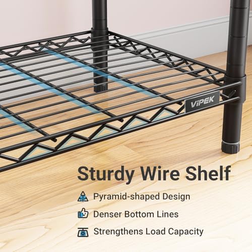 VIPEK V2 Heavy Duty Clothes Rack, Portable Metal Closet System, Black