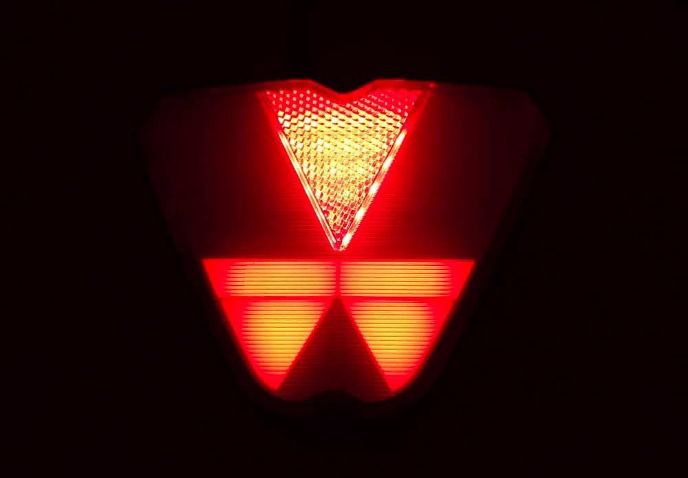 Towing Trailer Hitch Cover Tow Hitch Red LED Brake Light Sequential Turn Sign...
