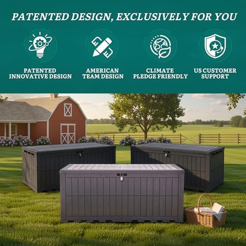 YITAHOME XXL 240 Gallon Extra Large Deck Box