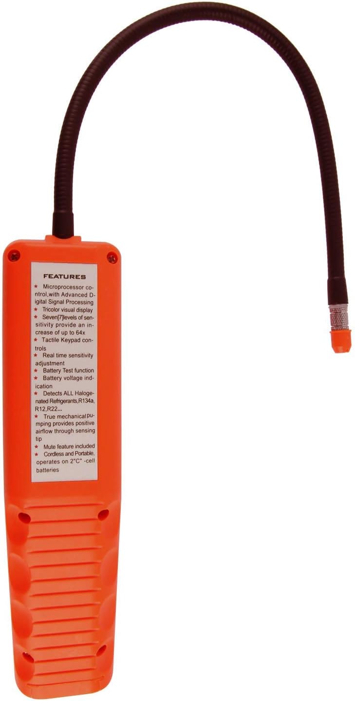 Elitech CPU-1G HVAC Leak Detector Halogen Gas Tester HVAC Refrigerant AC Snif...