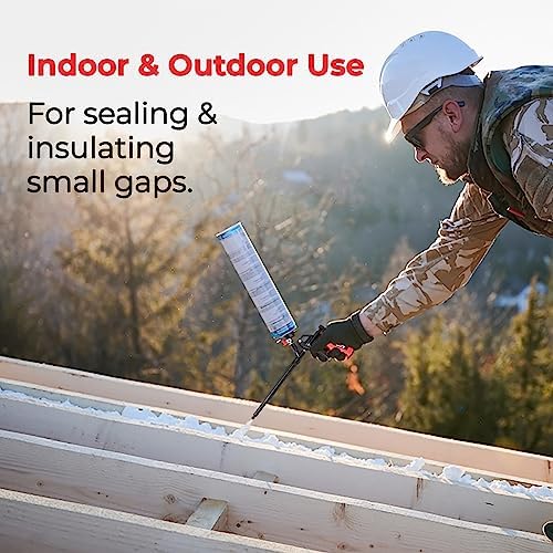 Spray Foam Insulation Gun, Teflon-Coated, Red, 2 Pack