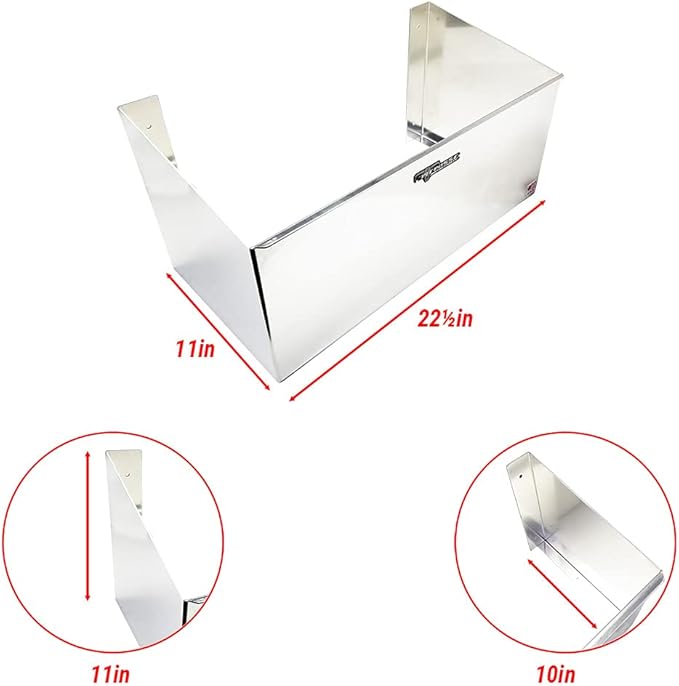 Pit Posse PP3344 Double Utility Jug Holder Storage Rack Shelf