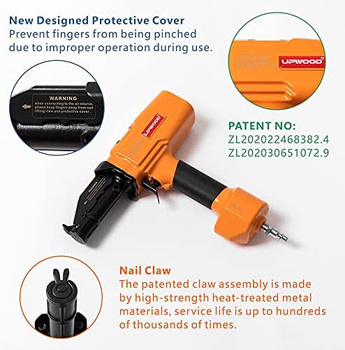 Air Nail Puller Nail Remover Pneumatic Denailer Tool for Recycled Wood Fence ...