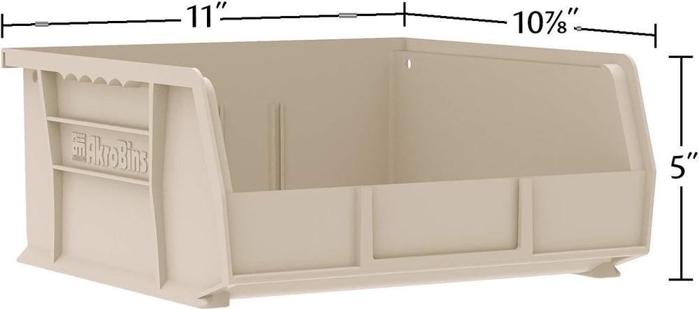 Akro-Mils 30235 AkroBins Plastic Storage Bins, 11"x11"x5", Blu...