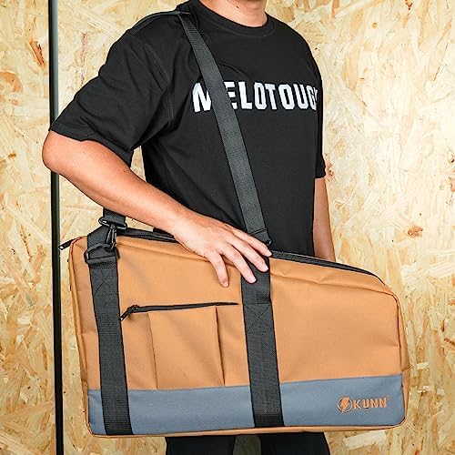 KUNN Framing Nailer Bag with Adjustable Shoulder Strap,Dual Lockable Zipper,E...
