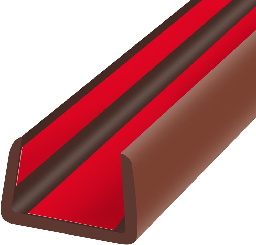 Rubber Edge Trim, Flexible Edge Banding, 5/8" U Channel Furniture Edge P...