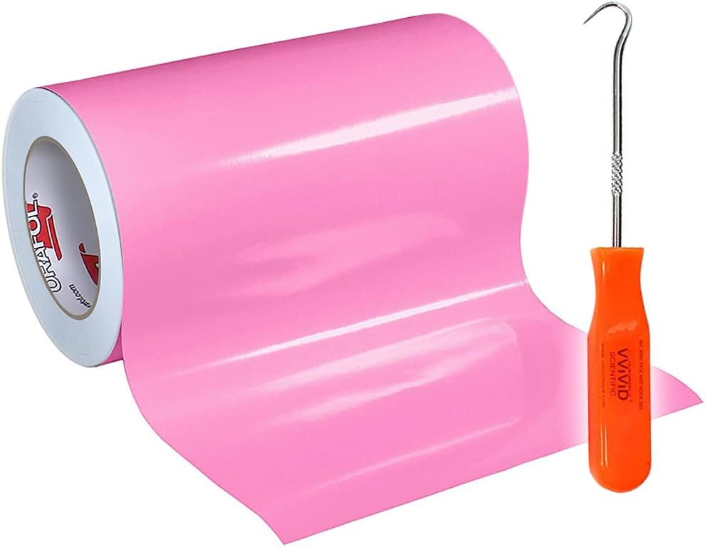 ORACAL 651 Gloss Soft Pink Permanent Adhesive Craft Vinyl (12" x 50ft w/...