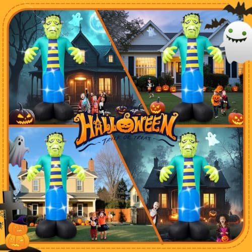 Halloween Inflatables Frankenstein Decorations Outdoor 20FT Large