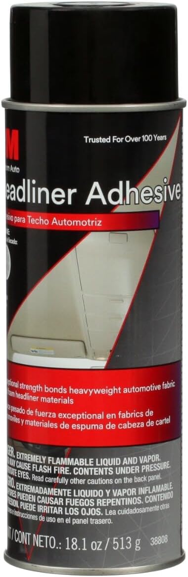 3M Headliner & Fabric Adhesive Spray (18.1 oz Aerosol, 4-Pack) – High Str...