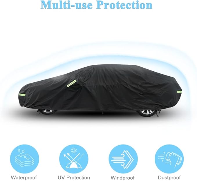 Car Cover Custom Fit for Camaro, Waterproof All Weather Full Exterior Cover