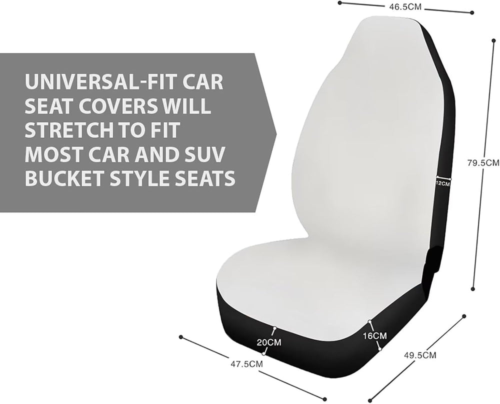 Bulopur Floral Ladybug Car Seat Covers Front Seats Only Breathable Automotive...