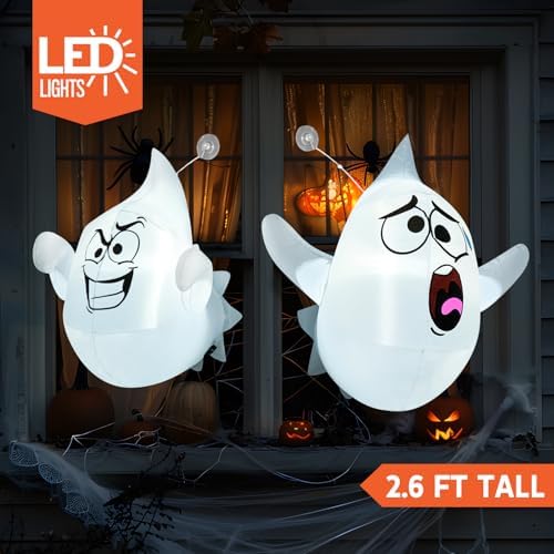 Joiedomi 2 Pcs Halloween Inflatables Outdoor Decorations, Halloween Blow Ups ...