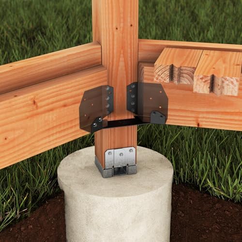 Simpson Strong-Tie ABA46Z ABA ZMAX Galvanized Adjustable Standoff Post Base f...