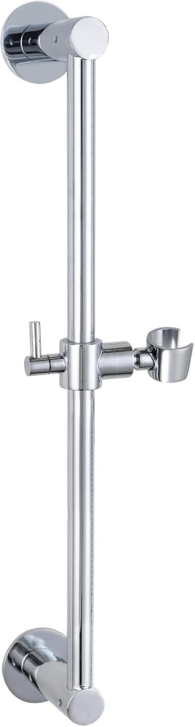 Shower Slide Bar Adjustable Handheld Shower Head Holder Wall Mount - 15inch A...