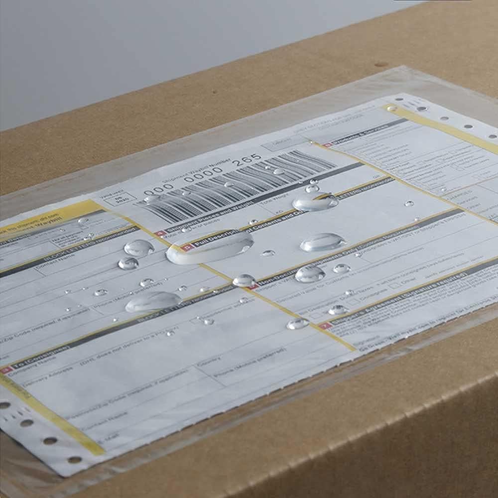 (800 Pcs) BEUYI Clear 7.5'' x 5.5'' Packing List Envelopes, A...