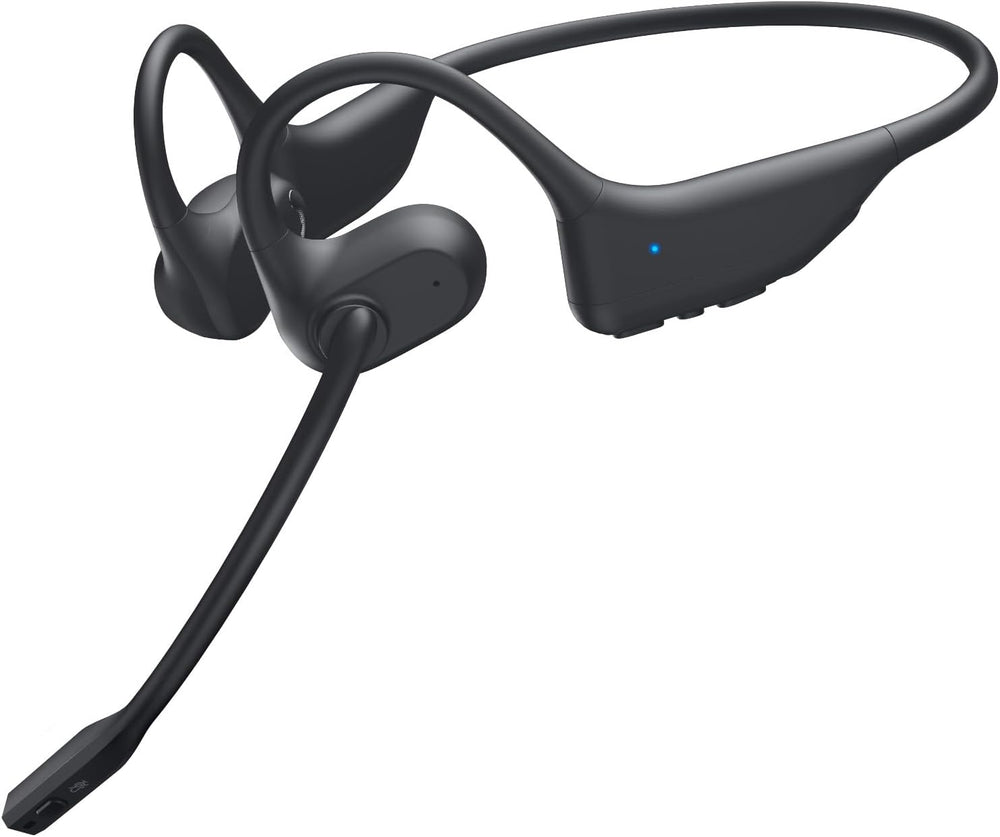Open Ear Headphones with Mic, Wireless Headset