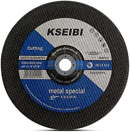 KSEIBI 645110 Grinding Wheels 10-Pack, Aluminum Oxide Discs for Metal & S...