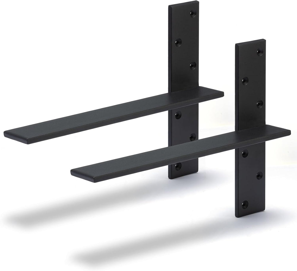 Free Hanging Countertop Support Bracket 14" Lx2.5 W 2 Pack Hidden Floati...