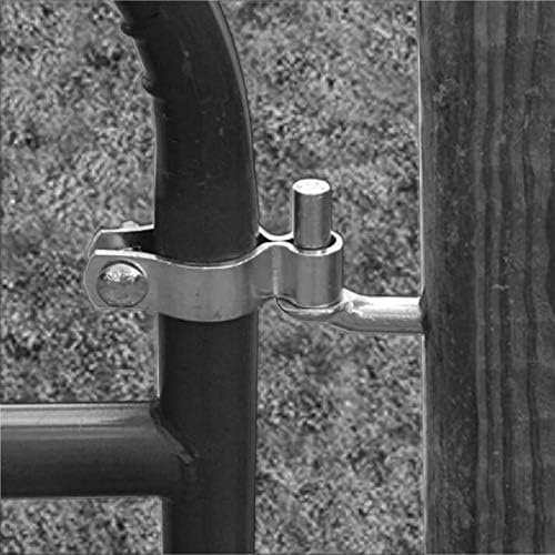 Wood Post Screw in Lag Screw Hinge 6" - Screw in Hinge for Wood Posts, W...