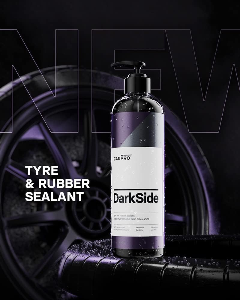 CARPRO DarkSide - Tire & Rubber Sealant, Hydrophobic & Self-Cleaning,...
