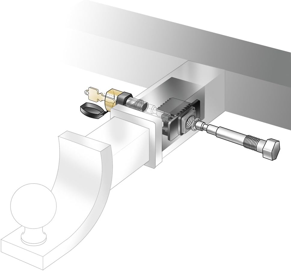 Softride Quiet Ride Locking Tightening 5/8" Hitch Pin; Anti-Rattle for 2...