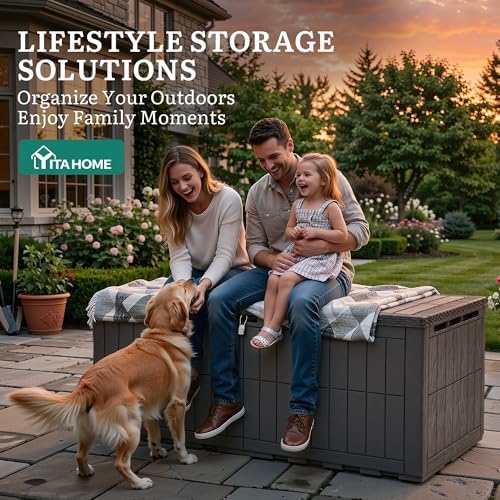 YITAHOME XXL 240 Gallon Extra Large Deck Box