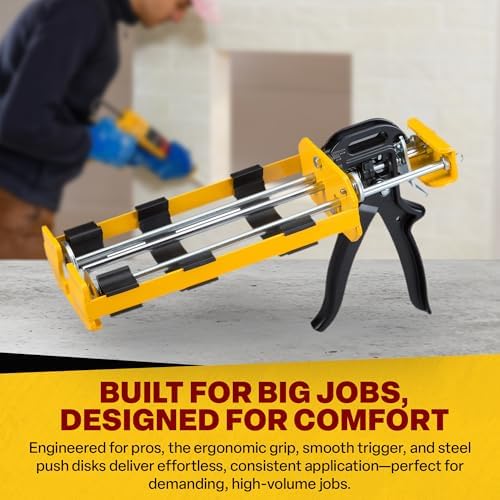 Dripless Brand DC600 Dual Component Adhesive Applicator | 22 oz Dual Cartridg...