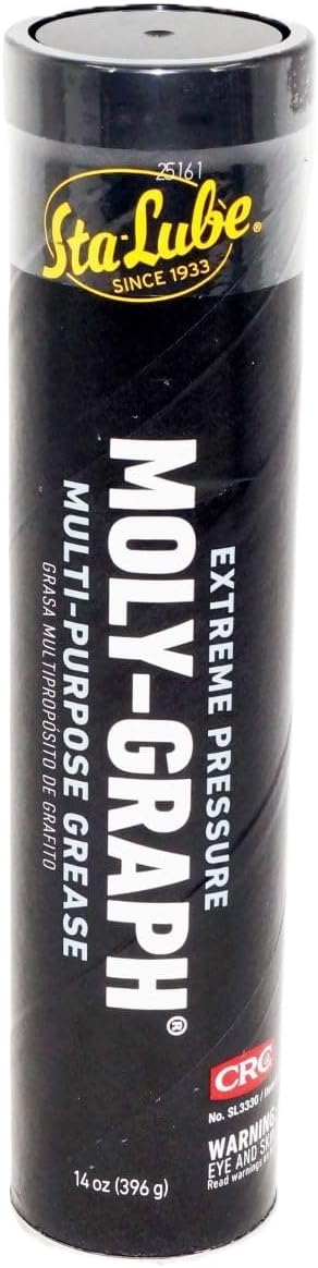 CRC SL3330 MOLY-GRAPH EXTREME PRESSURE MULTI-PURPOSE LITHIUM GREASE, 14 WT OZ...