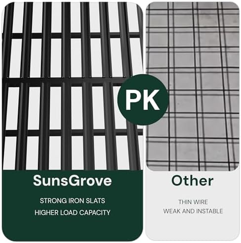 SunsGrove 4x8 Overhead Garage Storage Rack Organization, Adjustable Ceiling M...