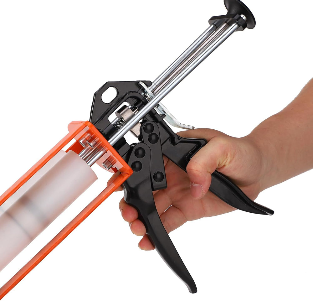400ml Epoxy Gun Dual Component Caulking Gun Manual Double Cartridge Caulk Gun...