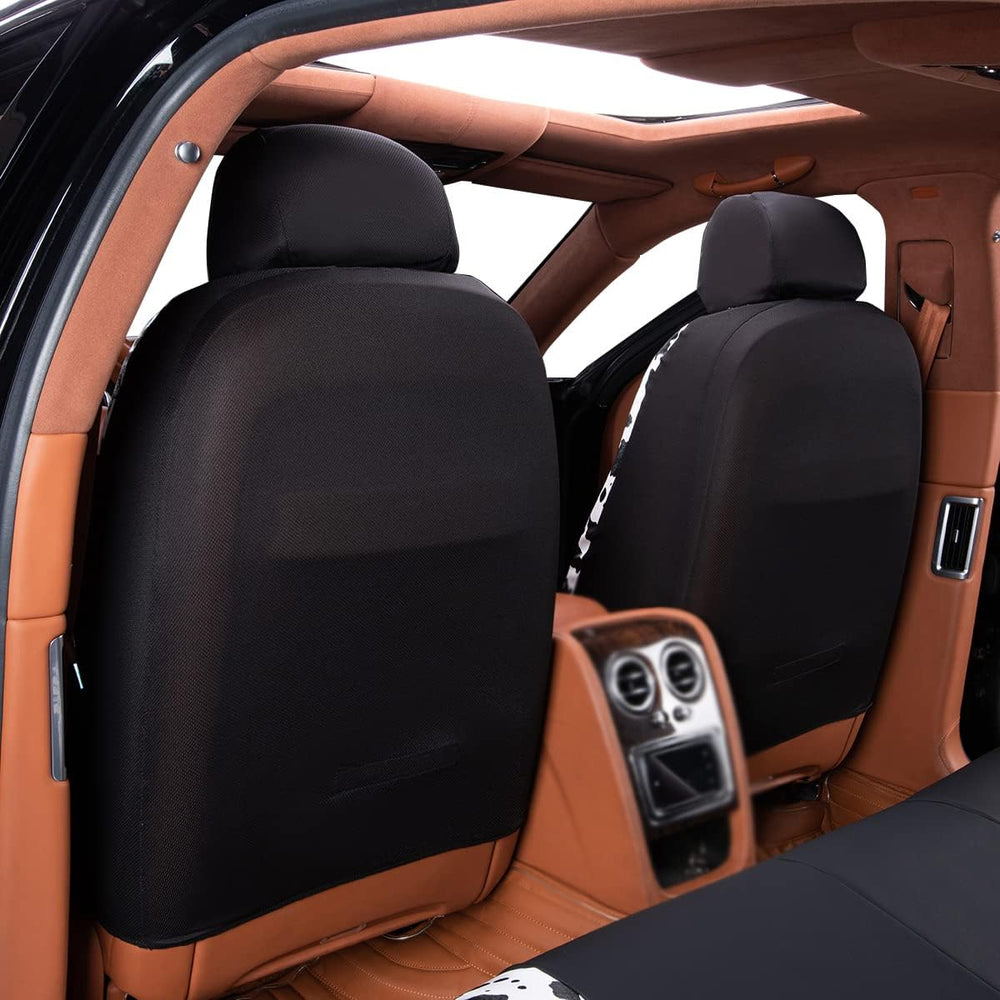 Flying Banner car seat Covers Protects Water Proof Faux Leather Carbon Fiber ...