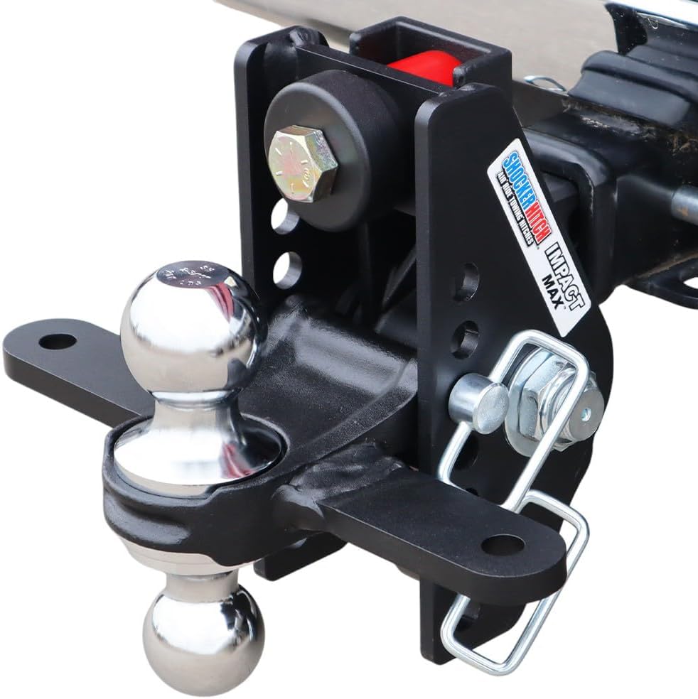Shocker Impact Max Sway Control Cushion Combo Ball Hitch Fits 2-1/2" Hit...