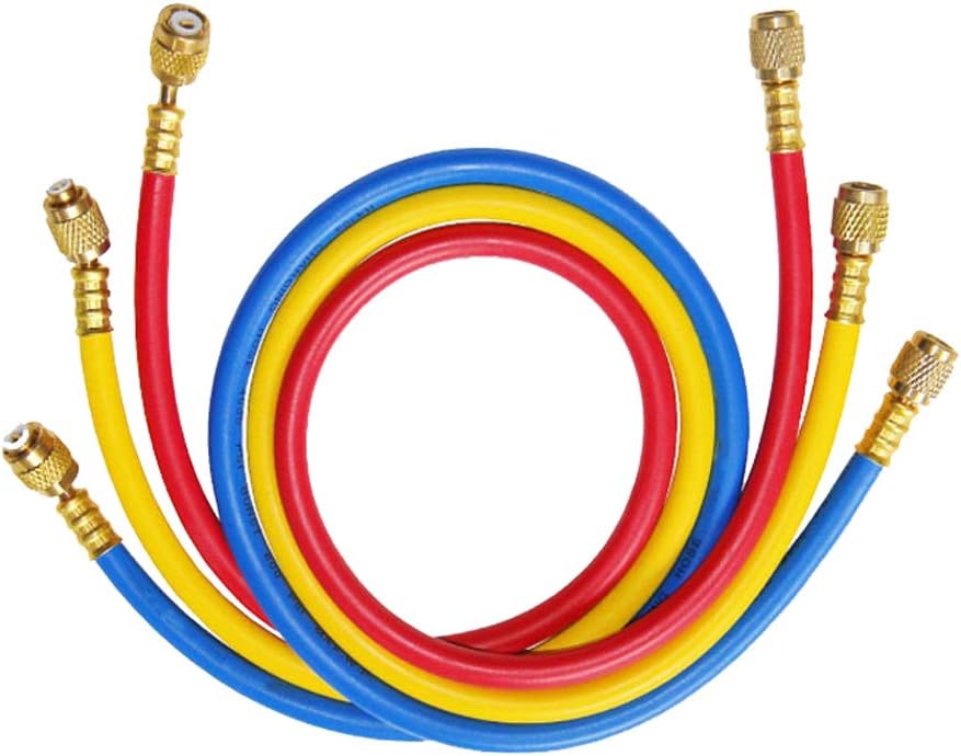 Beduan AC Charging Hose 1/4" SAE Flare Thread HVAC Air Condition Refrige...
