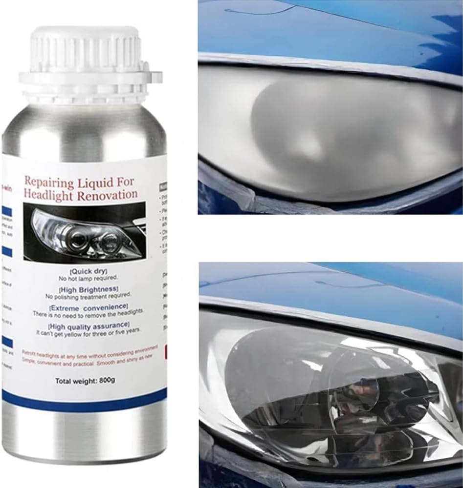 ROYWOO 1600g Car Headlight Restoration Liquid，Auto Headlight Scratch Restorin...