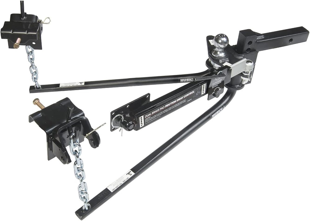 Husky Liners Husky 31986 Round Bar Weight Distribution Hitch Package - 600 lb...