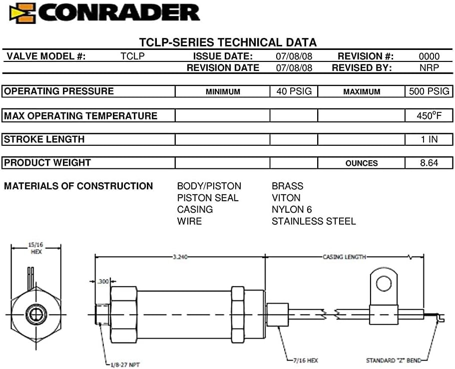 1/2" NPT Combination Pilot Valve, Unloader Valve, Check Valve plus Throt...