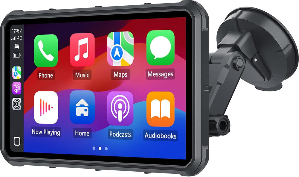 Portable Apple Carplay Screen for Car, Secure Strong Bracket, Navigation