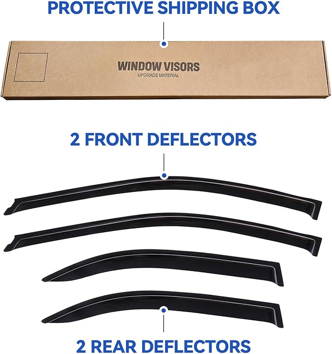 Window Visors Rain Guards Shield