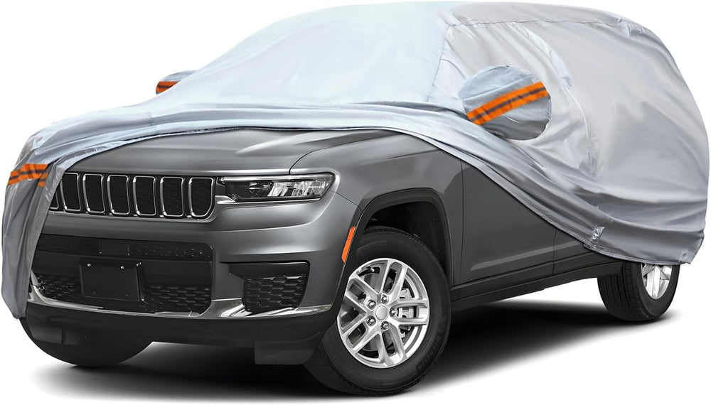 KEYOOG Fit for 198"-208" Length SUVs, 6-Layer Full Car Cover is All...