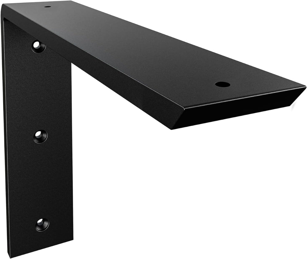 Iron Supports Front Mount L Bracket - Heavy Duty Steel Countertop Bracket for...