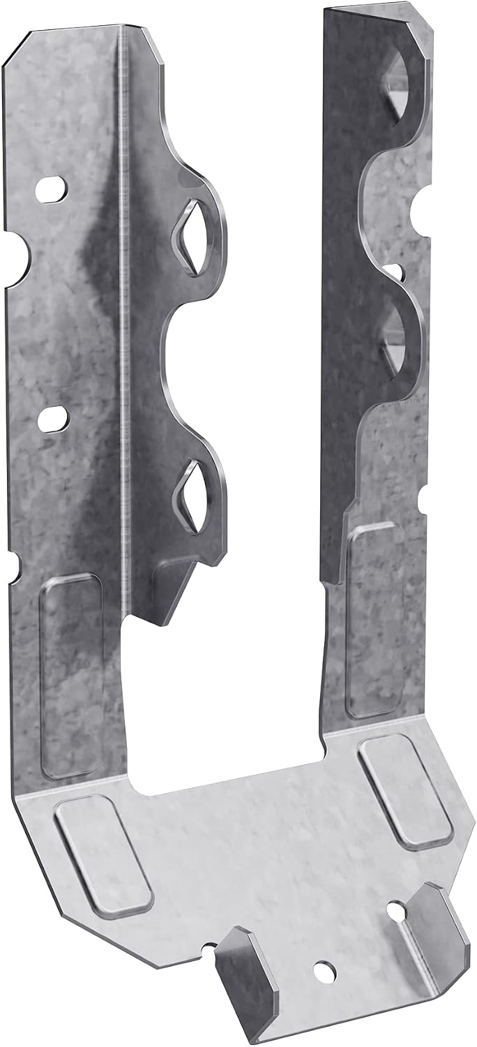 Simpson Strong-Tie Rafter Hanger LRU26Z - Adjustable Slope, Face-Mount, 18-Ga...