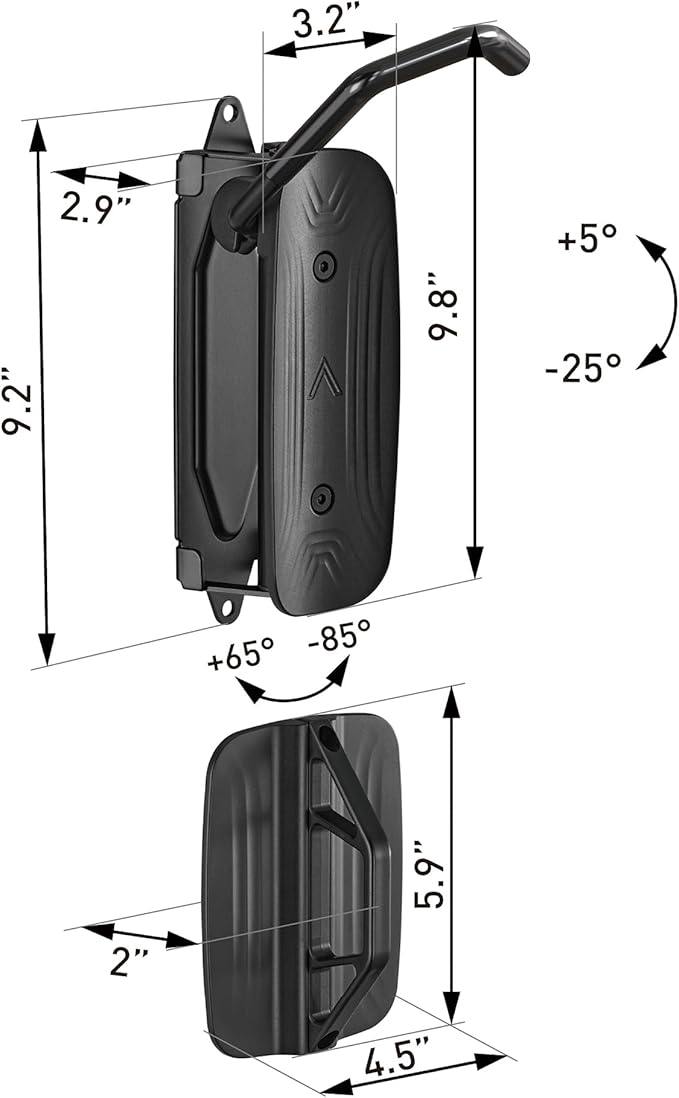 monTEK Swivel Bike Wall Mount, Bike Hangers (4 Pack)