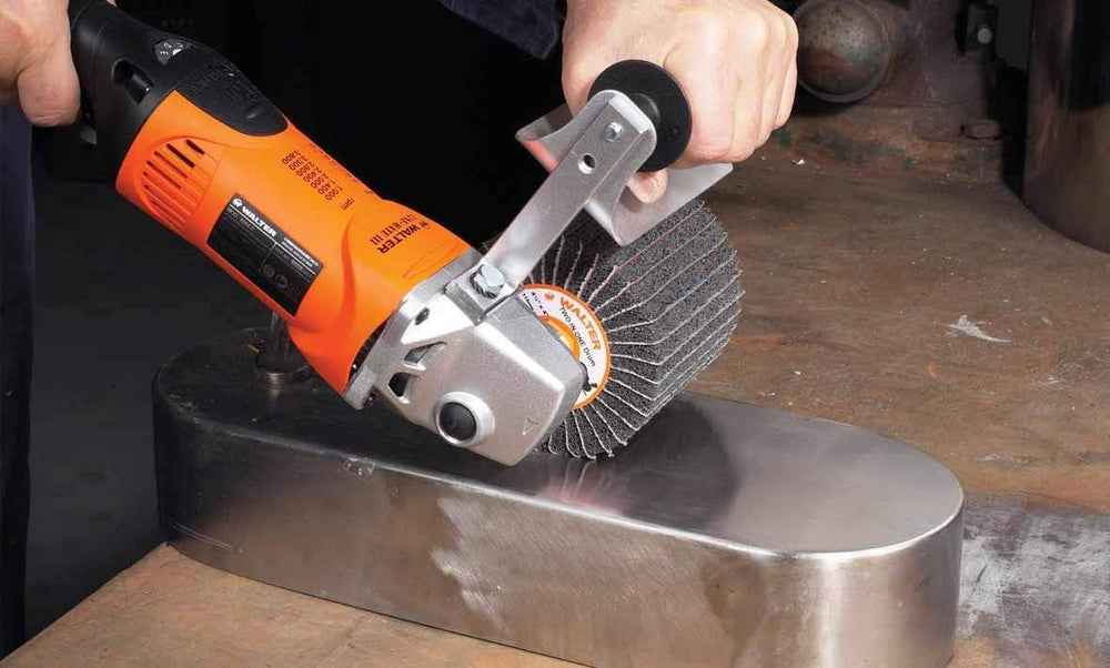 Walter 07J448 COOLCUT Linear Finishing Flap Abrasive Drum - 80 Grit, 4-1/4 in...