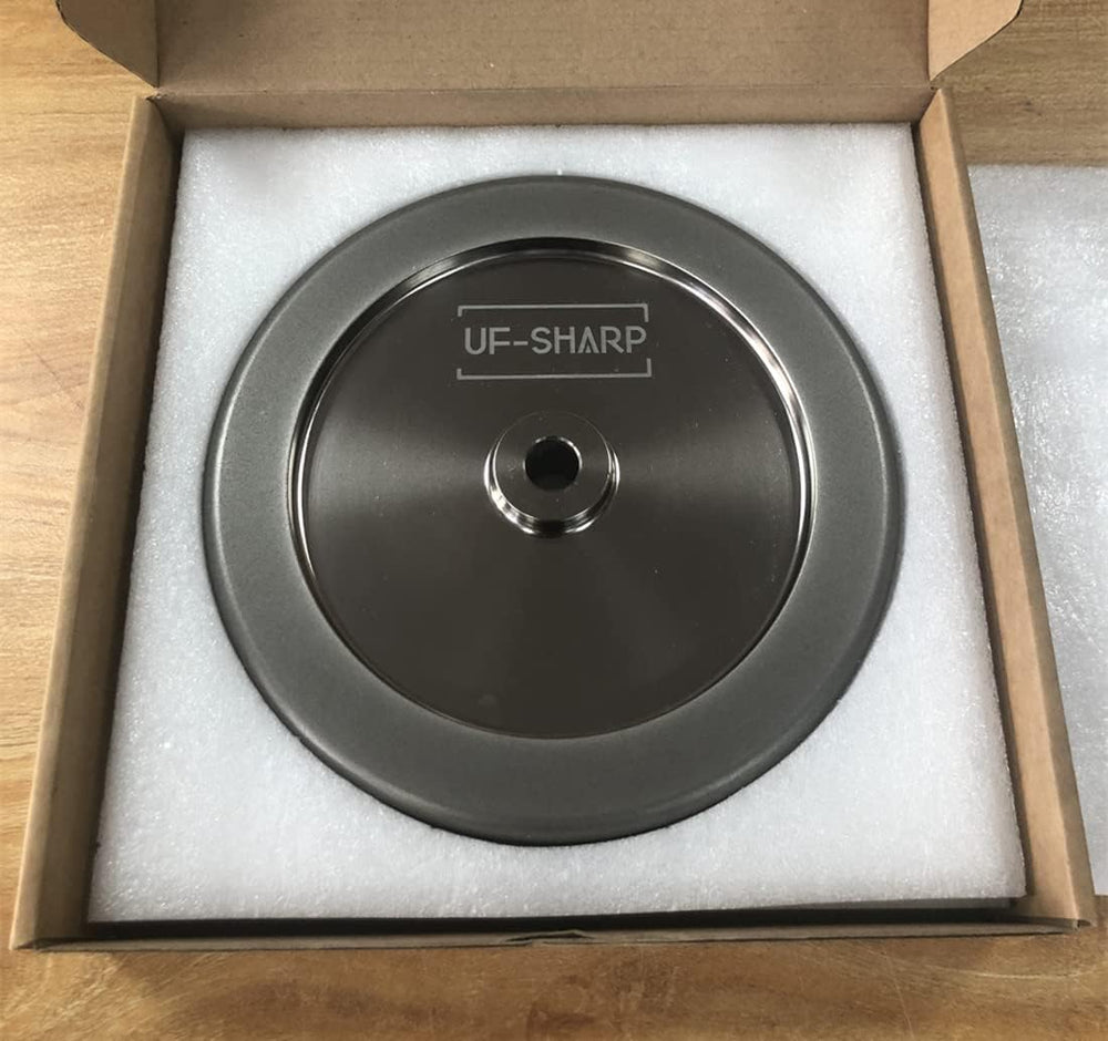 6 inch 4 in 1 CBN Grinding Wheel,180 Grit,1.25" Wide,1/2" Bore